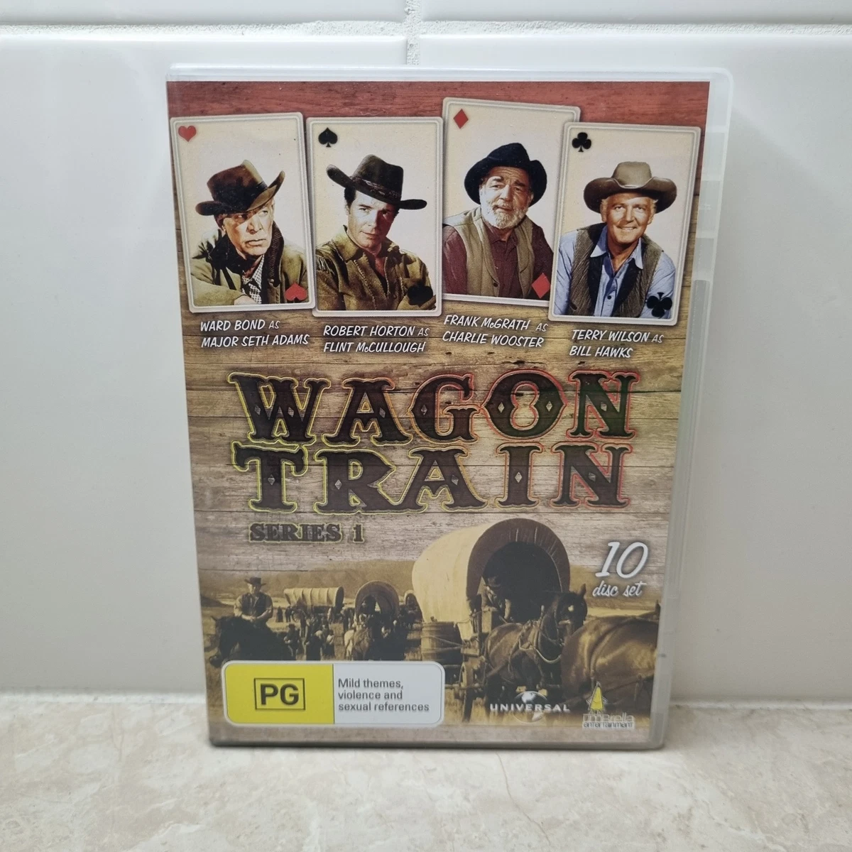 Wagon Train Western Series 1960 TV Season 1 DVD 10-Disc Set Region 4 NTSC AUS 