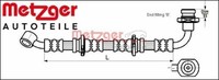 Metzger 4110071 Bremsschlauch FüR Suzuki