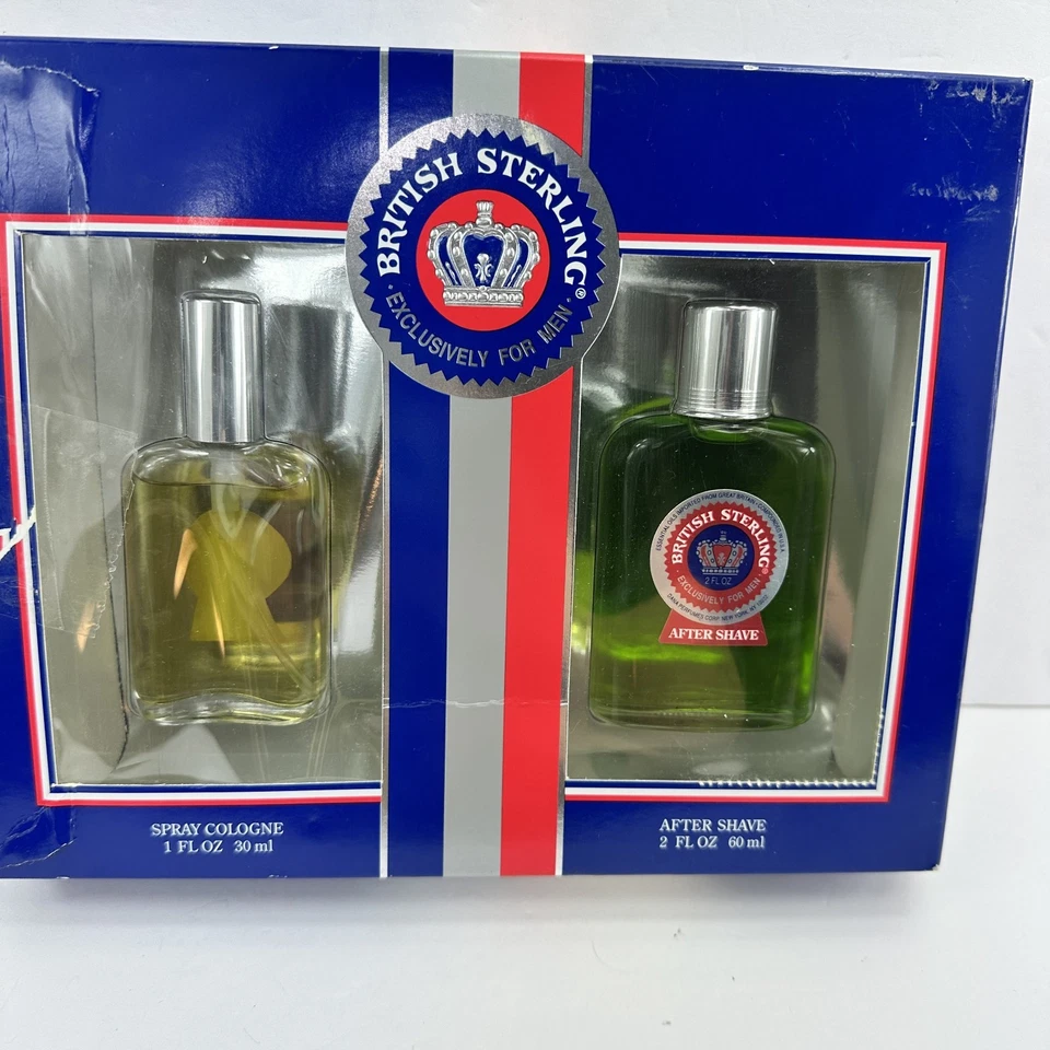 NUEVO EN CAJA BRITISH STERLING AFTER SHAVE AND COLONIA SET DE REGALO 1 Y 2 ONZAS LÍQUIDAS Foto 4 de 4