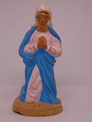 Santons de Provence M. SCHLÜSSEL - Die Jungfrau Maria - Höhe 9 cm