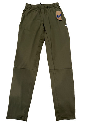 $45 Asics Men's French Terry Pant - ASTMPA2234 - Green - Small - New With Tags
