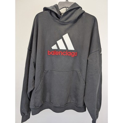 Balenciaga X Adidas Hoodies in Black BNWT 3 | eBay