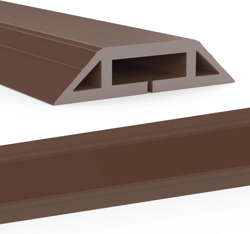 Cubierta de cable de piso de alta resistencia de 10 pies - Protector de cable duradero para seguridad y estilo Foto 3 de 4