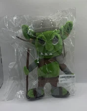 Greystone Chronicles FIBBLE Plush Stuffed Goblin orc D&D Dave Willmarth 10" Rare