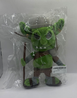 Greystone Chronicles FIBBLE Plush Stuffed Goblin orc D&D Dave Willmarth 10'' Rare