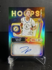 Topps NBA Hoops Rookies First Signs Taelon Peter Pacers Rookie Auto HFS-TPE