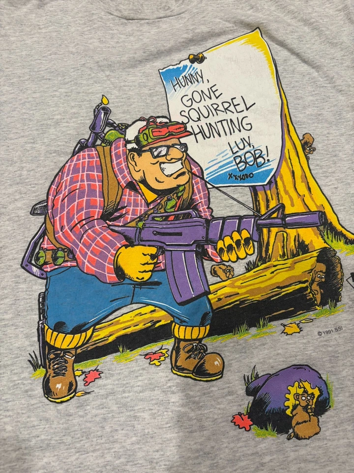 Camiseta De Colección Años 90 Macho Earth Natives Dibujos Animados Gráfico Talla Grande - EE. UU. Foto 2 de 4