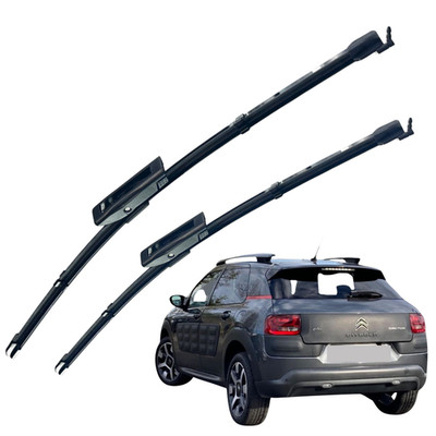 Fits Citroen C4 Cactus 2010-2020 Wiper Blades With Washer Jets 24'' 19'' HY-098
