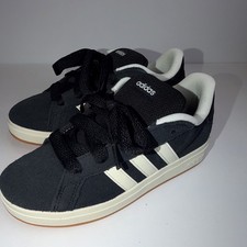 adidas Grand Court 00s K Low Top Lace-Up Black/White Kids 1 JH6178