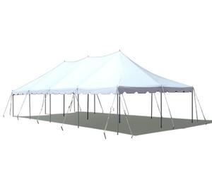 20x40 Heavy Duty Pole Tent White Event Canopy Wedding Party Gazebo Used