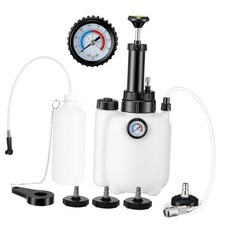 3L Brake Bleeder Kit, Manual Brake Bleeder Vacuum Pump Kit, Brake Fluid