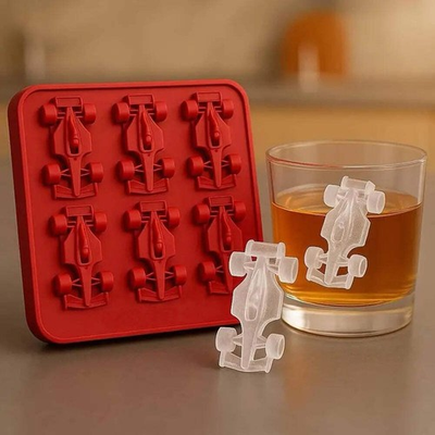 #ad Formula Racing Car Ice Mold F1 Ice Mold Silicone Racing Car Jelly Mold 6 Cavit $27.83