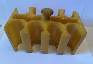 BUTTERSCOTCH CATALIN BAKELITE POKER CHIP HOLDER RACK