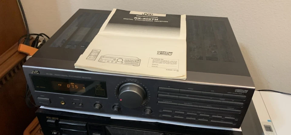 JVC RX-309TN AM/FM Phono Digital Synthesizer Home Stereo Receiver 100watts x2 - Image 2 of 4