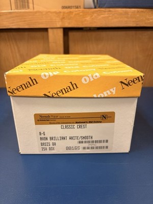 Neenah CLASSIC CREST  A6 Envelopes -Avon Brilliant White/Smooth 250 in the box