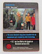 Fleer Star Trek TCG 1996 - Discovery Common - CONGEDO A TERRA