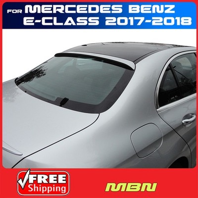 For MB E-Class 4-Dr Sedan 17-26 775 Iridium Silver Met Painted Rear Roof Spoiler