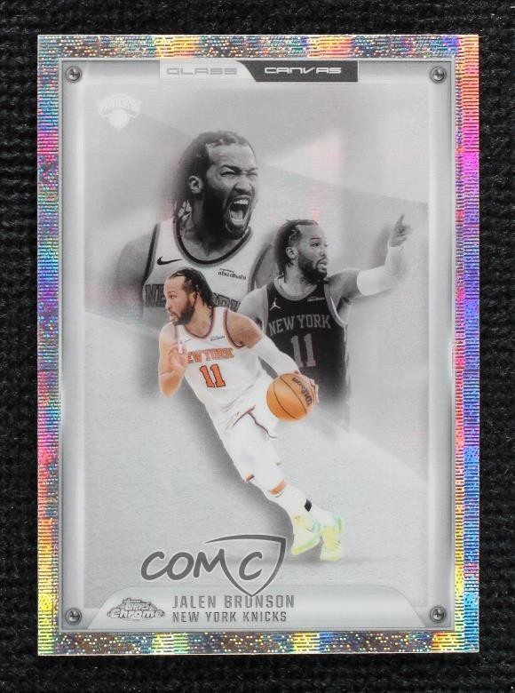 2025-26 Topps Chrome Glass Canvas Jalen Brunson #GC-17 9m2