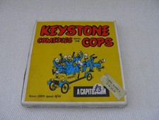 Vintage Cartoon Super 8mm Cine Film Home Movie Keystone Cops B/W