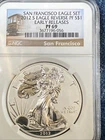 2012-S American Silver Eagle NGC Reverse PF69 FR Trolley Label - ✪COINGIANTS✪