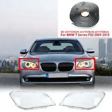 2x Scheinwerferglas RECHTS LINKS Für BMW 7er F01 F02 09-15 Gehäuse Set Klar