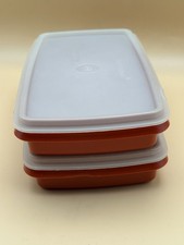 2 De colección Tupperware Pimentón Almuerzo Carne/Deli Guardianes con Tapas
