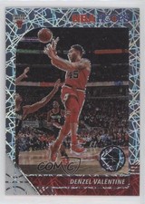 2019 Panini NBA Hoops Premium Stock Silver Lazer Prizm Denzel Valentine #30 uq5