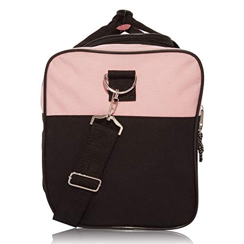Borsone Borsone 17" Bianco Borsone da Viaggio Taglia Sport Resistente Palestra Rosa - Foto 4 di 7