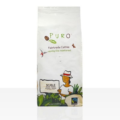 Miko Puro Noble Fairtrade - 1kg Crema ganze Kaffee-Bohne