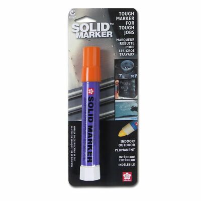 46587 Sakura Solidified Solid Paint Marker, Orange, Bullet Tip, Pack of 1