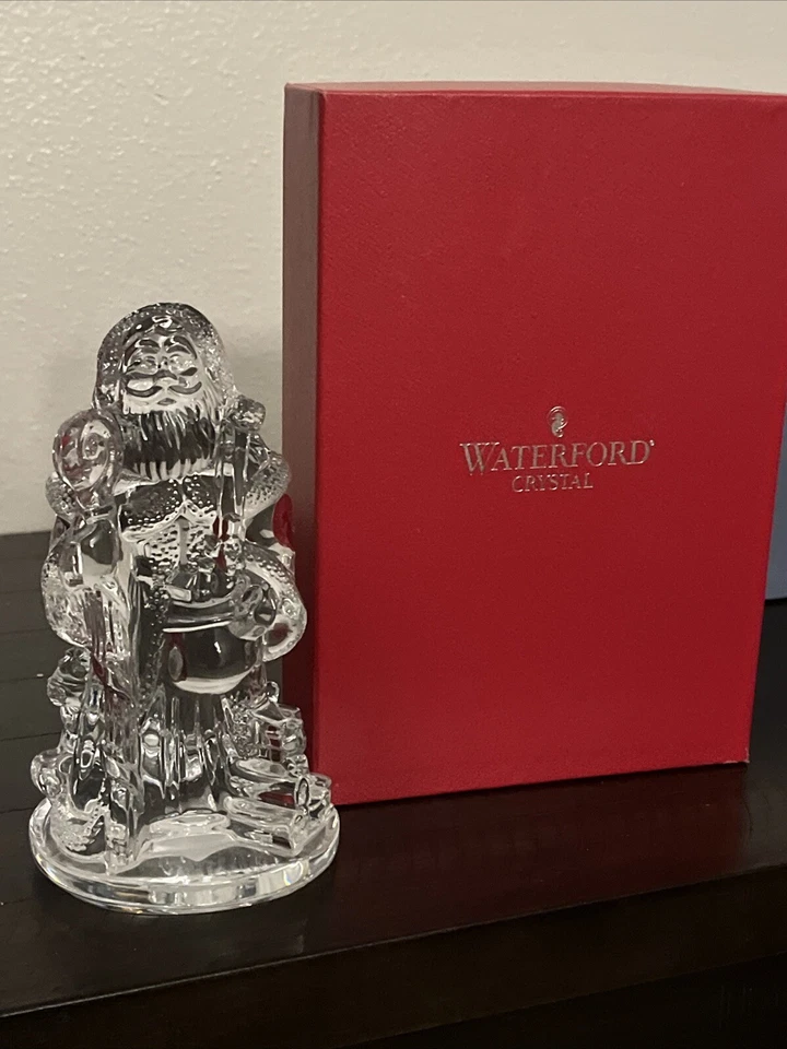 Estatua de Papá Noel Waterford Cristal 4 lb 7ª Edición Irlanda. ¡Gran regalo de vacaciones! 🔥 Foto 3 de 3
