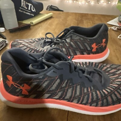 Under Armour Charged Breeze 2 Men's Running Shoes, Downpour Gray/After Burn M13
