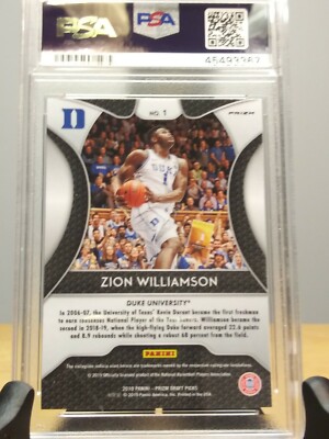 その他 2019-20 panini prizm Zion Williamson RC 2019-20 Panini Prizm Draft Picks - Zion Williamson #1 Blue Prizm
