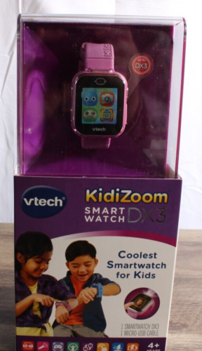 New VTech KidiZoom Smartwatch DX3 - Purple Ages 4+ Coolest Smartwatch For Kids - Picture 1 of 6