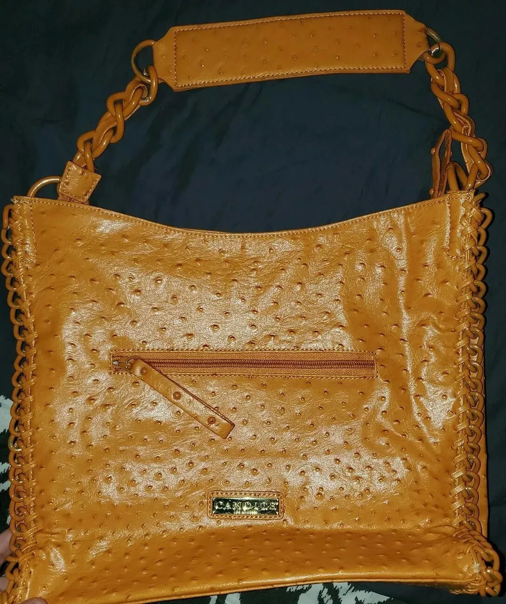 Faux cheap ostrich purse