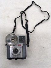 Vintage Kodak Brownie Starflex Film Camera with flash and strap untested