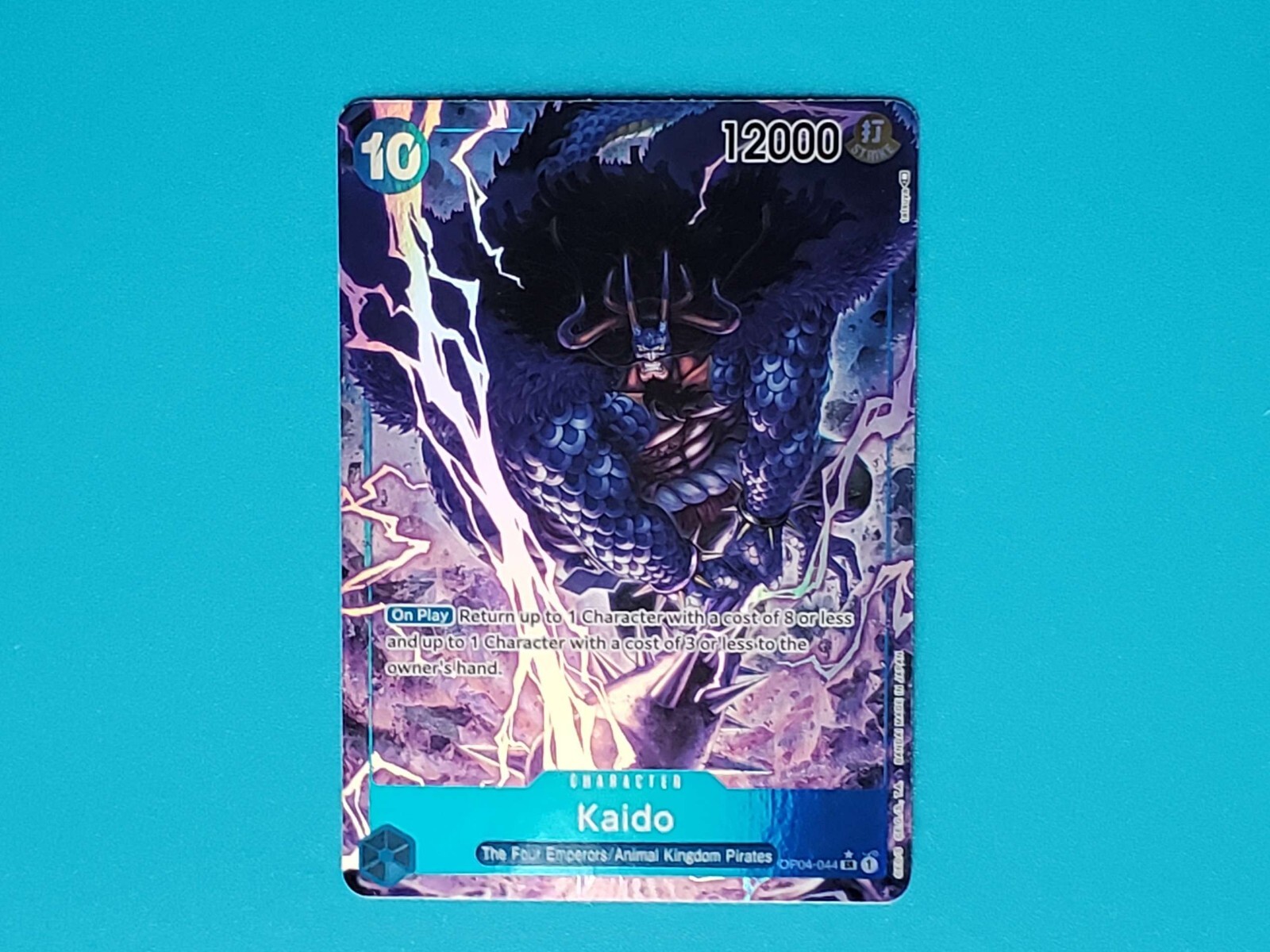 One Piece - Kaido - Kingdoms of Intrigue OP04-044 Super Rare Alternate Art NM