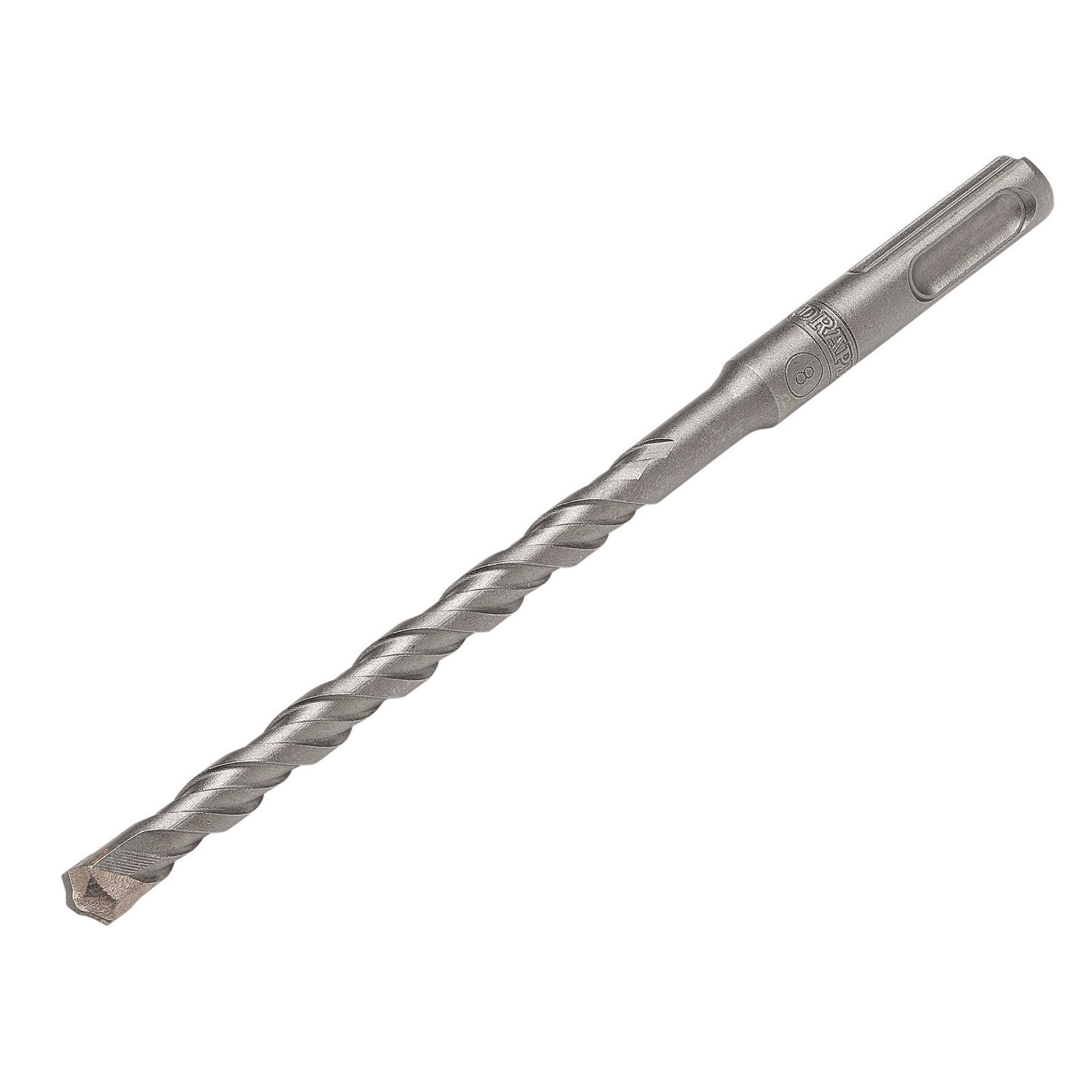 Draper SDS Plus Centric Tip Drill Bit, 8.0 x 160mm - 09998 - Tungsten Carbide Tip, Double Flute, For Concrete, Masonry, Brick, Stone, Marble, Granite - Image 2