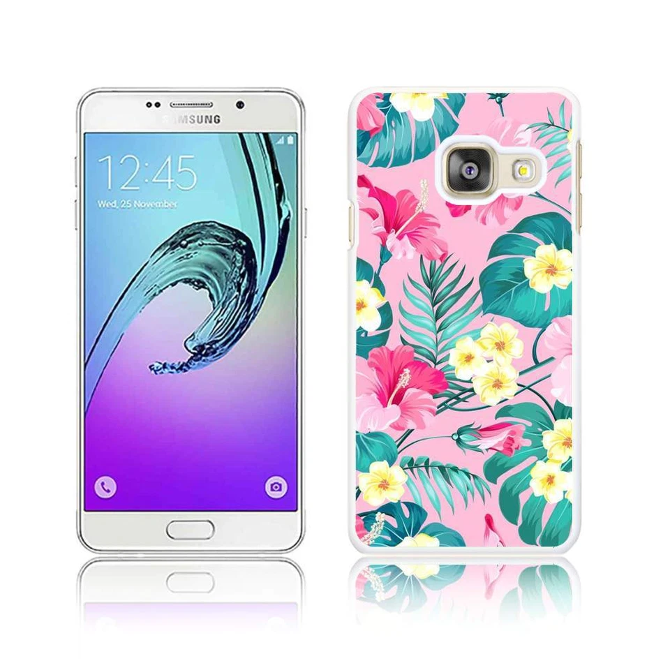 РОЗОВЫЙ цветы чехол Samsung GALAXY A90 5G, A70, A50, A40, A20e, A5 2016 - Изображение 2 из 3