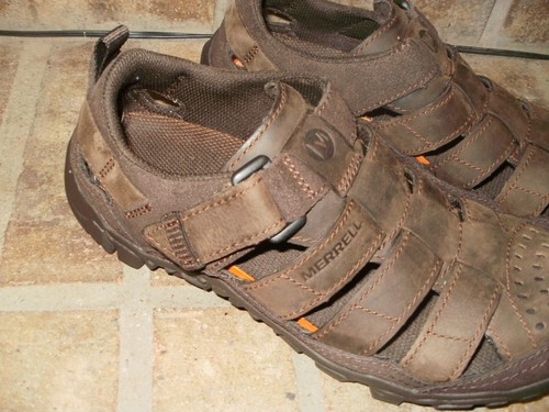 NEW MERRELL TELLURIDE WRAP SANDAL MEN'S 8 D/CLAY BROWN HOOK &LOOP STRAP MSRP$100 - Picture 5 of 5
