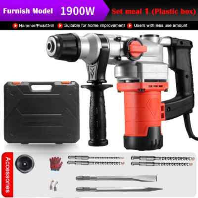 220V Electric Demolition Hammer Electric Pick Industrial Multi-function Tool