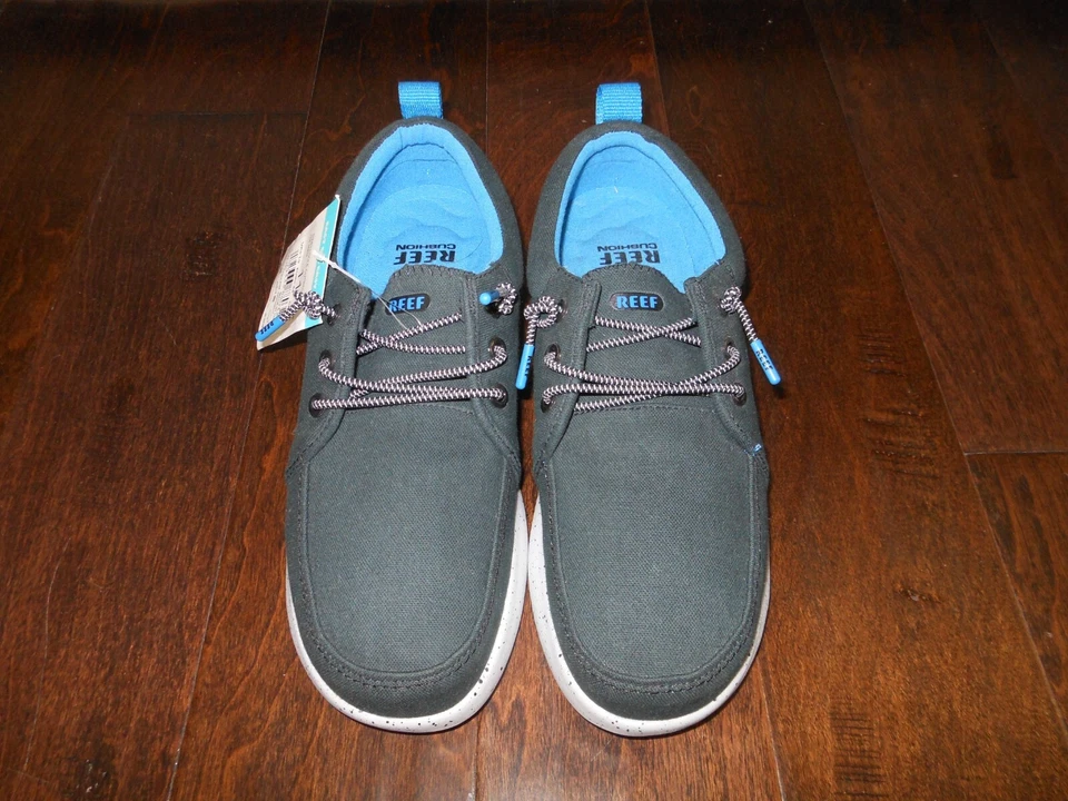 NUEVO REEF SWELLSOLE CUTBACK CJ1620 Tenis Zapatos Talla 11 EE. UU. 44 EUR Negro Foto 2 de 4