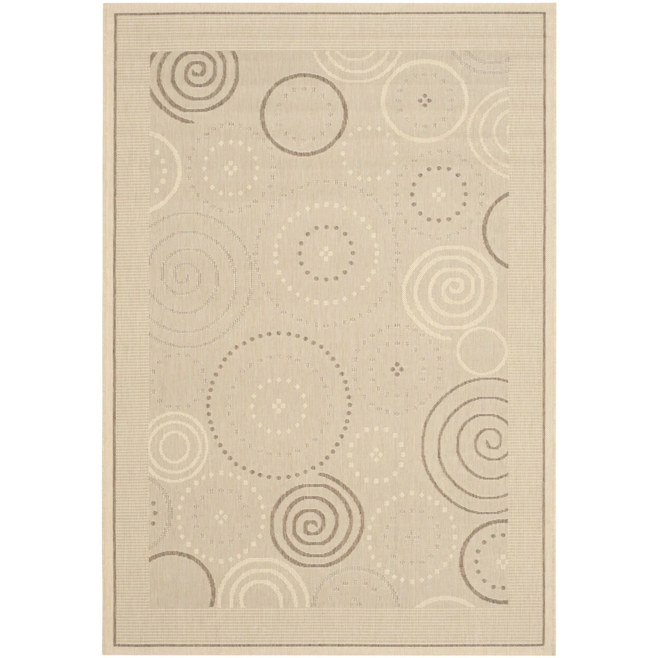 Alfombra SAFAVIEH Exterior CY1906-3001 Patio Natural/Marrón Foto 4 de 4