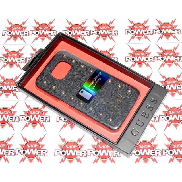 GUESS CUSTODIA ORIGINALE HARD BACK CASE COVER SAMSUNG GALAXY S6 G920F BLACK NERA - Immagine 4 di 4