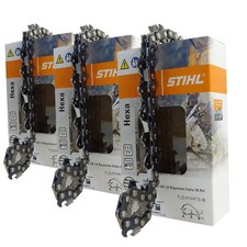 3Stk. 45cm STIHL Hexa 3/8 1,6 Sägekette Kette 36 RH Rapid Hexa original 31320000