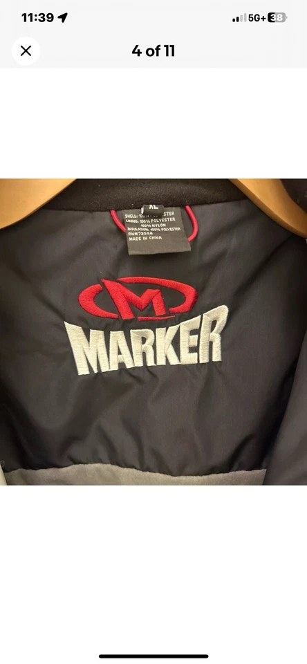 Performance Jacket Gortex MARKER INSULATED Mens Xl Mint Condition Warm And Dry - Image 4 of 4