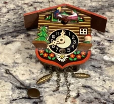 WEST GERMANY MINI CUCKOO Children TEETER TOTTER TREE MISSING KEY For Parts 4”T