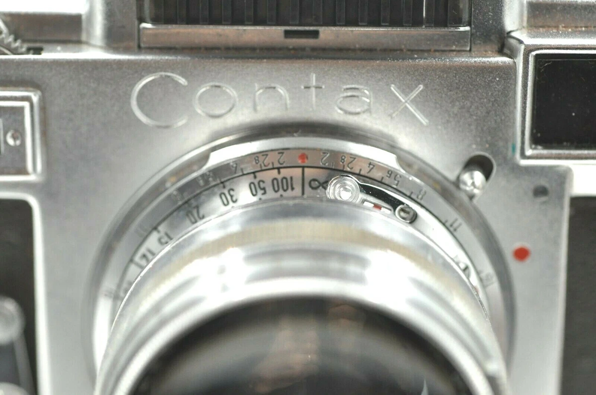 CONTAX IIIA 35mm Film Camera w/CARL ZEISS JENA SONNAR Lens 50mm F1.5. SEE PHOTOS