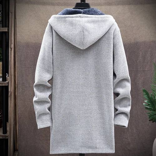 Men Thick Warm Fleece Lined Hooded Hoodie Winter Zip Up Coat Jacket Sweatshirt □ - Picture 12 of 27