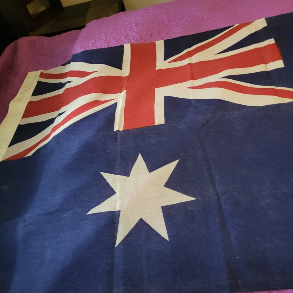 Australian Flag - 6'x3' - Evan Evan's Flags vintage 1960s Near Mint Never used - Image 4 of 4